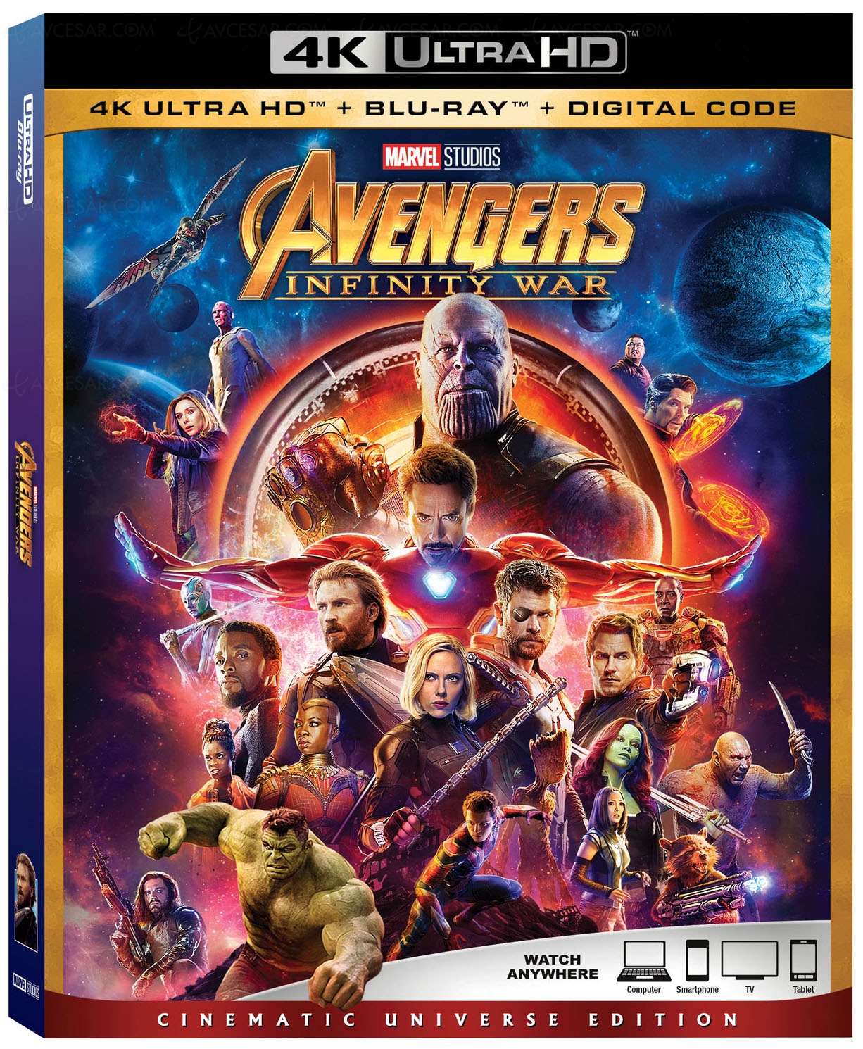 Avengers : Infinity War 4K Ultra HD Blu-Ray, on fait le ...