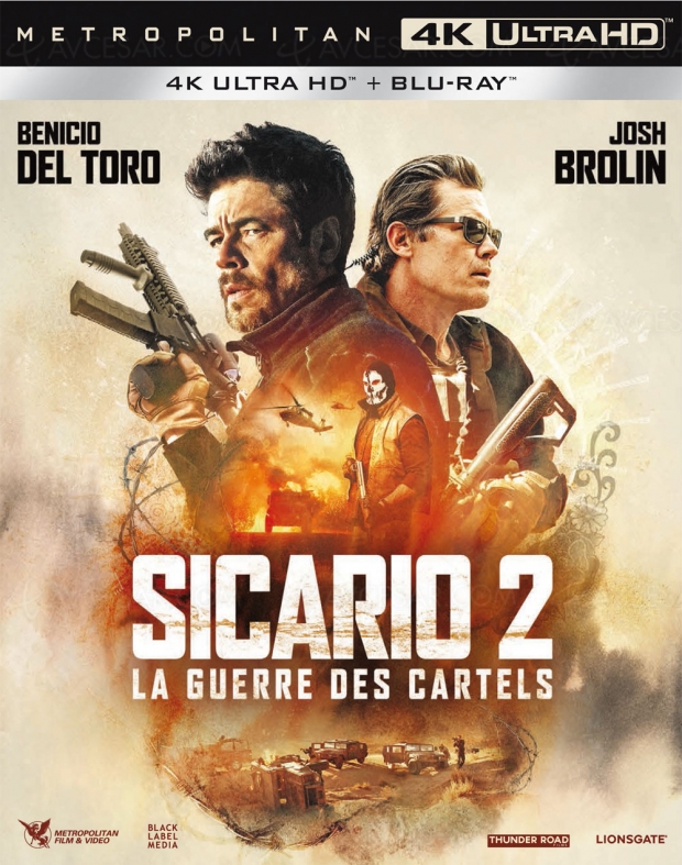 Sicario 2, Benicio Del Toro et Josh Brolin de retour en 4K Ultra HD Blu‑Ray