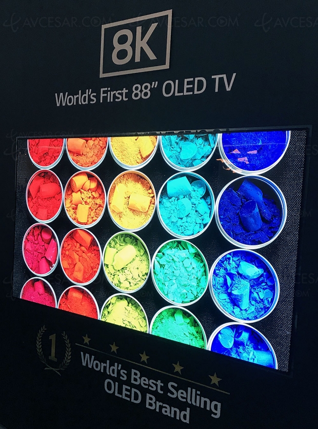 IFA 18 > TV Oled Ultra HD LG 65'' enroulable et LG Oled TV 8K 88'', disponibilités annoncées seulement pour 2019