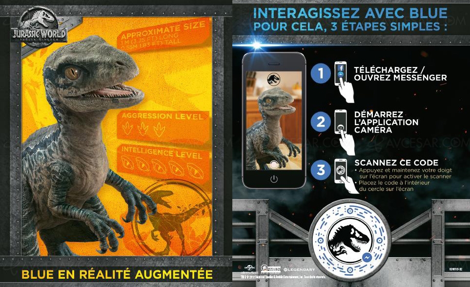 Jurassic World : dinosaures en réalité (augmentée)