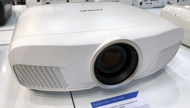 IFA 18 > Vidéoprojecteur Epson EH‑TW7400, modèle Ultra HD/4K par wobulation premier prix