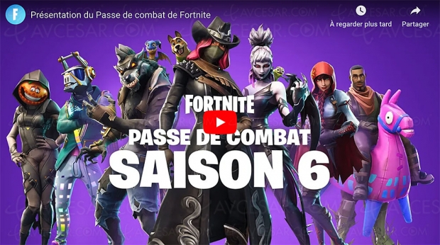 Fortnite saison 6 : au cœur des ombres disponible plus un nouveau Passe de Combat
