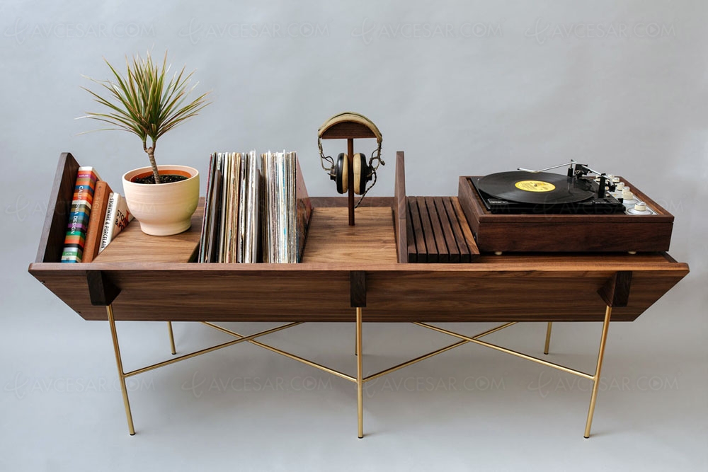 Tres Beau Meuble Design Pour Amateurs De Vinyles Chez Sitskie