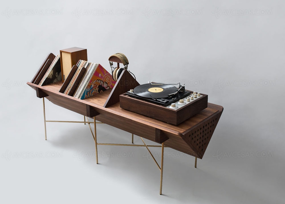 Tres Beau Meuble Design Pour Amateurs De Vinyles Chez Sitskie