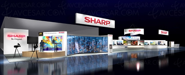 CES 19 > Sharp revient en force à Las Vegas avec la 8K en vedette