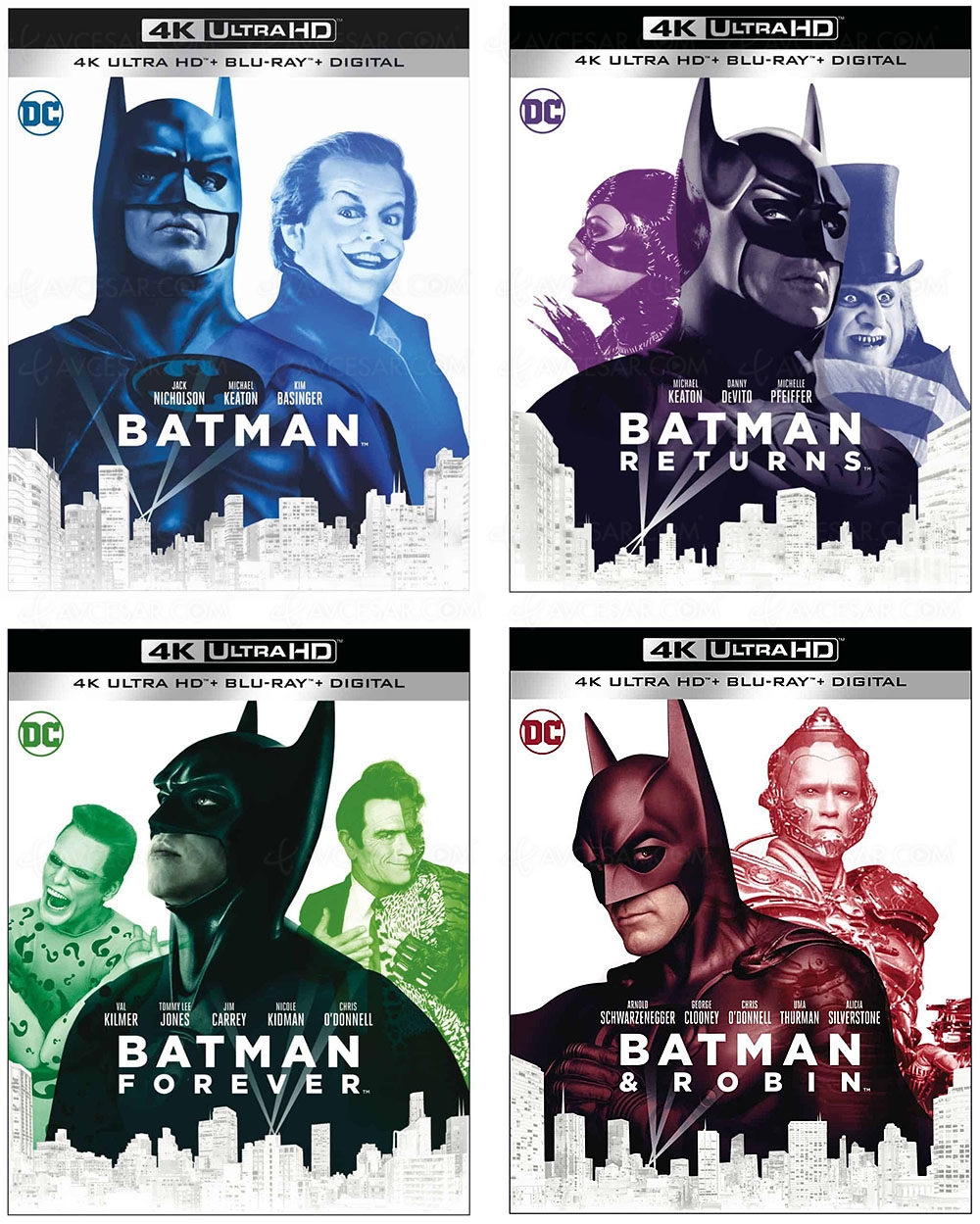4 Batman En 4k Ultra Hd Officiellement Annonces Et Meme Un 5e