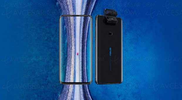 Smartphone Asus ZenFone 6 (ZS630KL), écran 6,4'', caméra rotative et motorisée