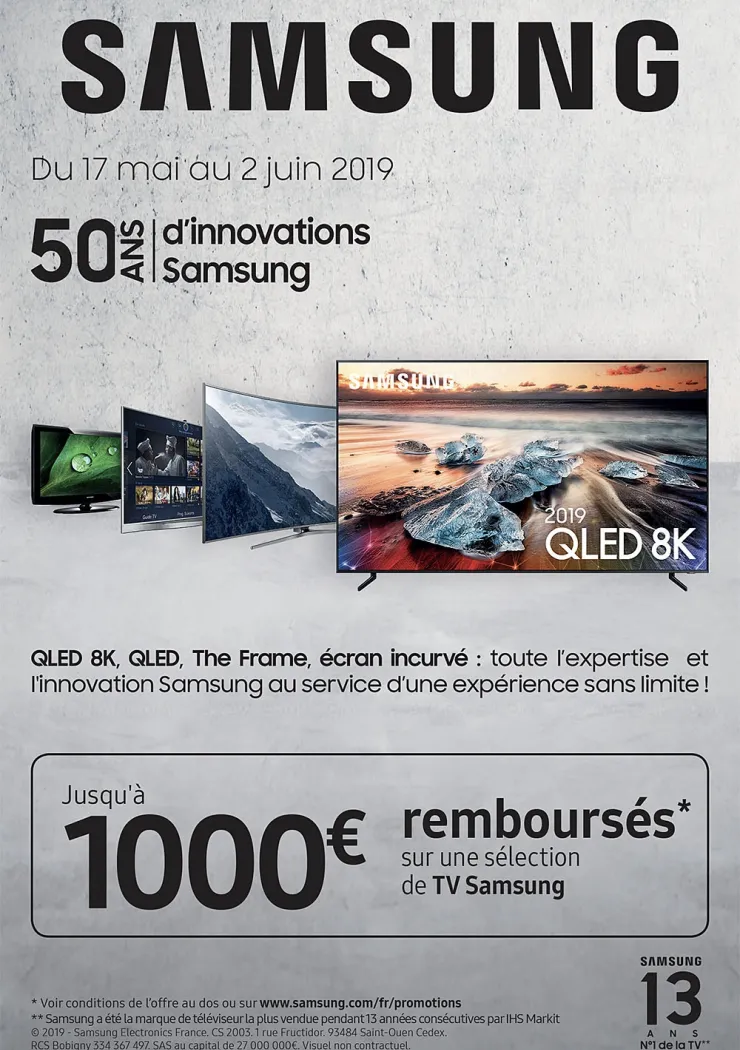offre-de-remboursement-tv-samsung-qled-2019-jusqu-a-1-000-rembourses