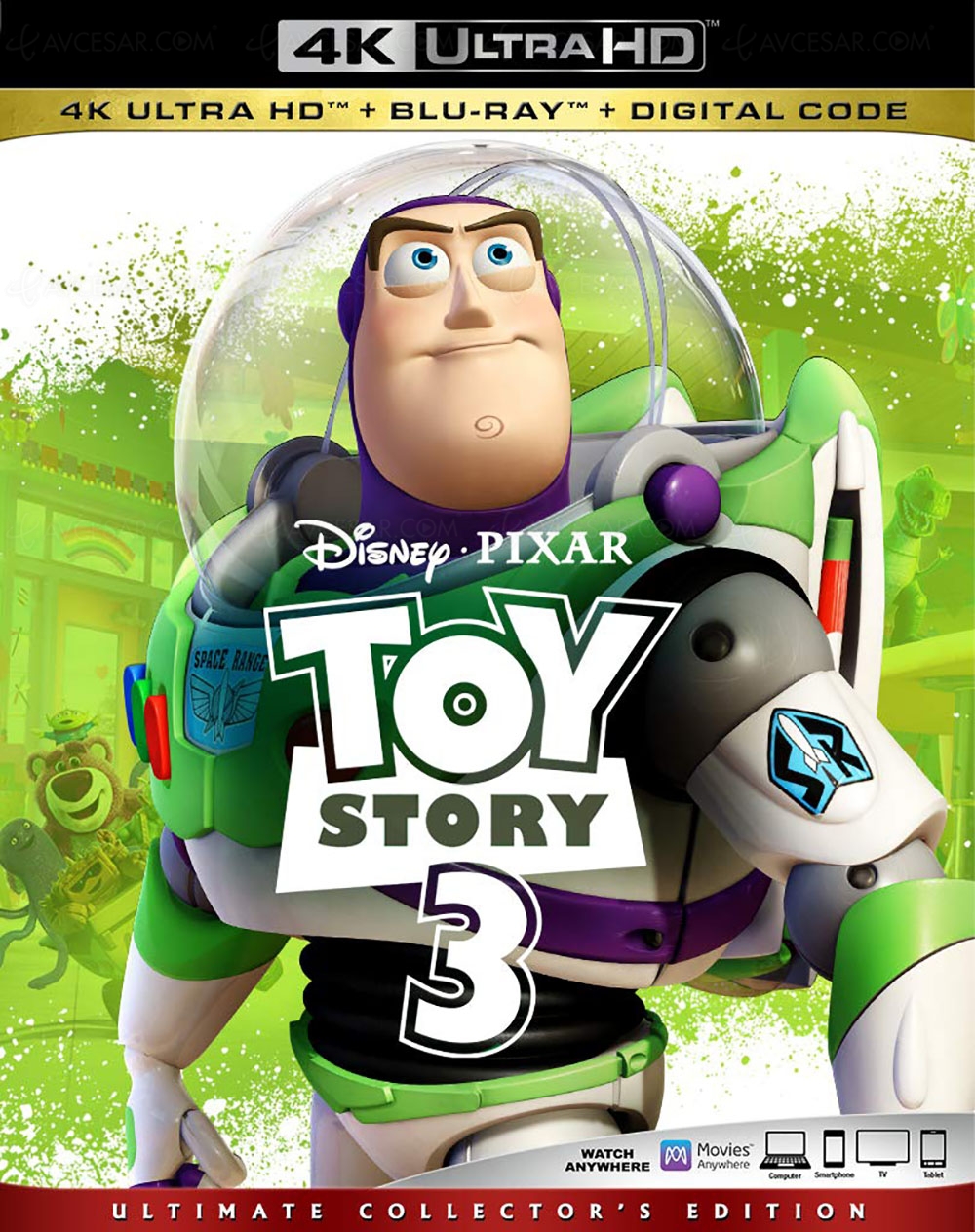 Trilogie Toy Story 4K Ultra HD, le retour de Buzz l'Éclair