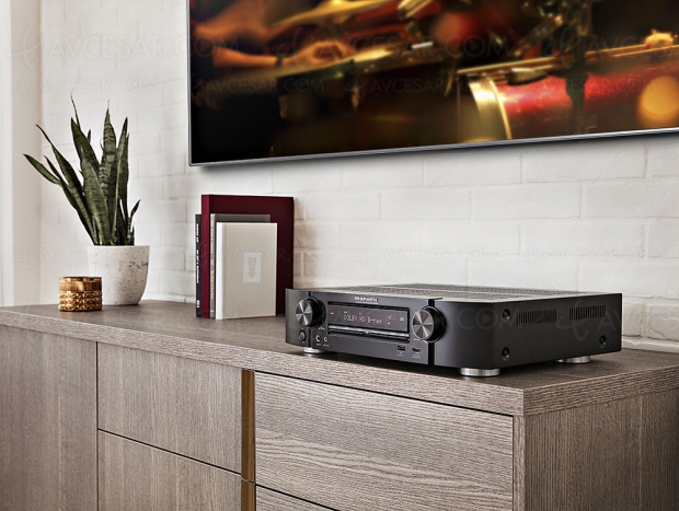 Marantz NR1510, ampli Slim 5.2, Alexa, Google Assistant, Siri, multiroom Heos, Dolby TrueHD, DTS‑HD, HDR Dolby Vision, HDR HLG…