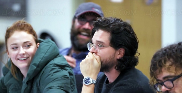 Vidéo : Kit Harington découvre le script des derniers instants de Jon Snow