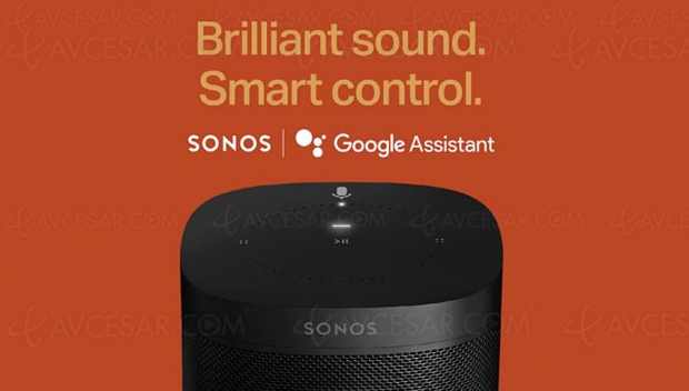 Google Assistant disponible sur les enceintes Sonos