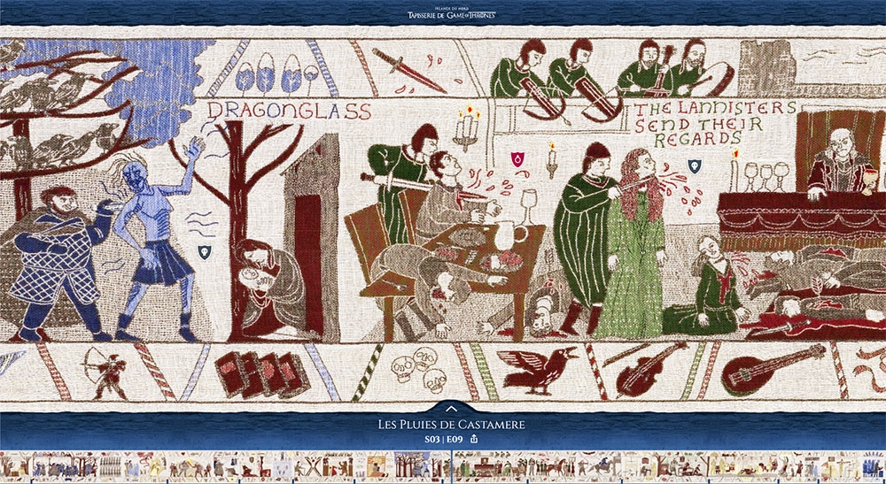 La Tapisserie Game Of Thrones Bientot Complete Et Visible A Bayeux En France