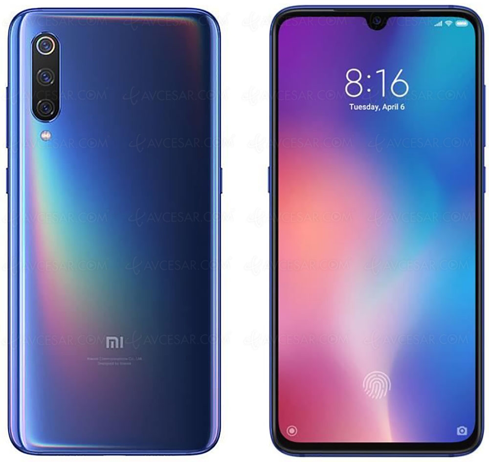 🔥 Soldes été 2019 CDiscount, Xiaomi Mi 9 128 Go bleu à 405