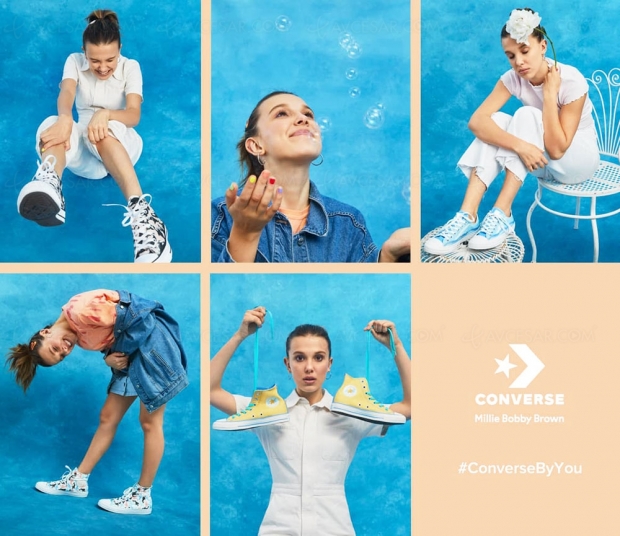 Millie Bobby Brown, la star de Stranger Things, lance sa collection de Converse