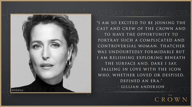 Gillian Anderson, future Dame de fer !