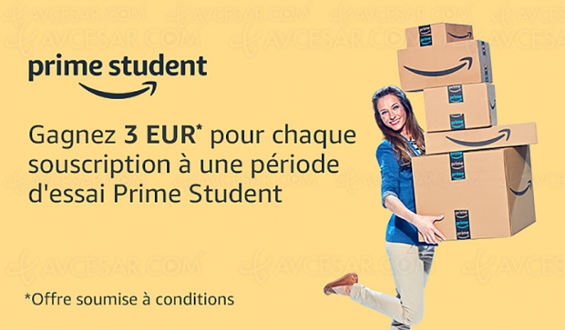 Amazon Prime Student, offre à prix réduit pour les étudiants : plus de 50% de remise