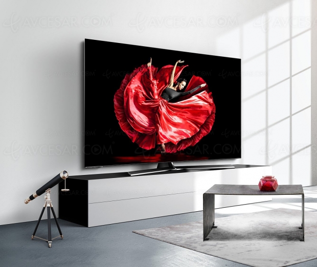 IFA 19 > TV Oled Ultra HD/4K Hisense H55O8B, 55'' en France