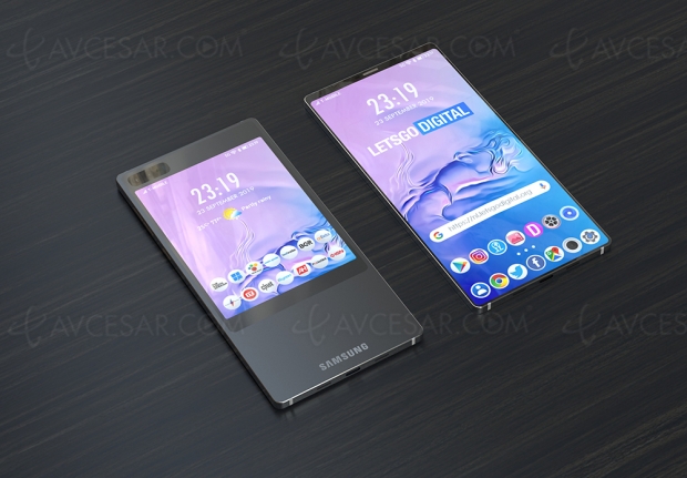 Samsung Galaxy S11, double écran recto‑verso ?