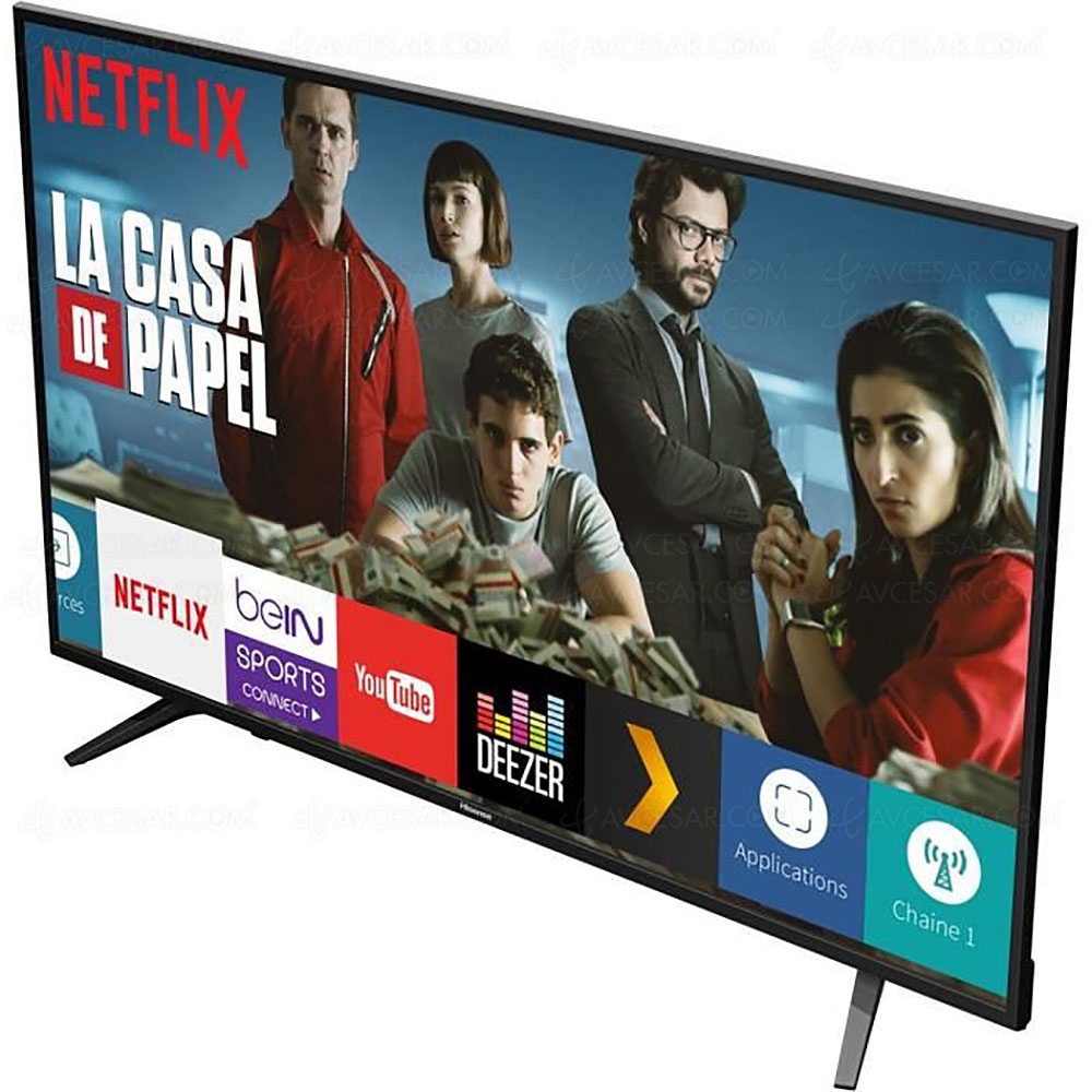 Bon plan CDiscount, TV LED Ultra&nbsp;HD/4K Hisense&nbsp;H58A6050 à&nbsp;389,99&nbsp;€ ou&nbsp;109&nbsp;€ de&nbsp;remise