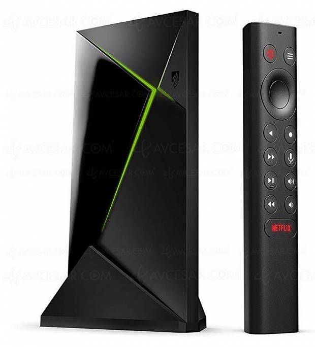 Nouvelle box nVidia Shield TV Pro HDR Dolby Vision/Dolby Atmos, puce Tegra X1+ et télécommande Netflix