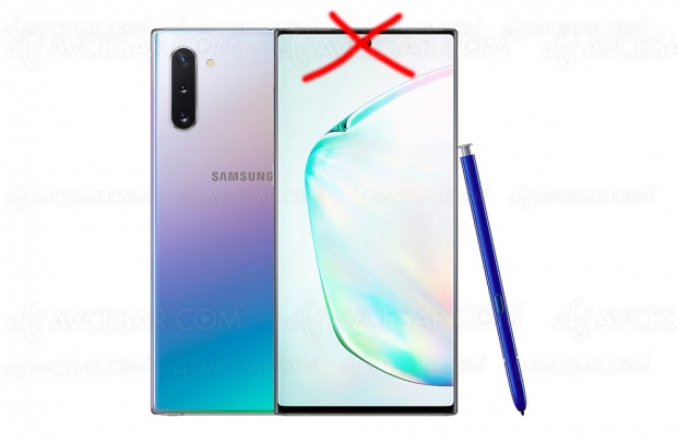 Premier smartphone Samsung à capteur photo invisible en 2020 ?