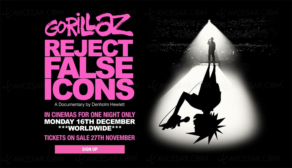 Reject False Icons&nbsp;: documentaire inédit sur Gorillaz au cinéma le&nbsp;16&nbsp;décembre