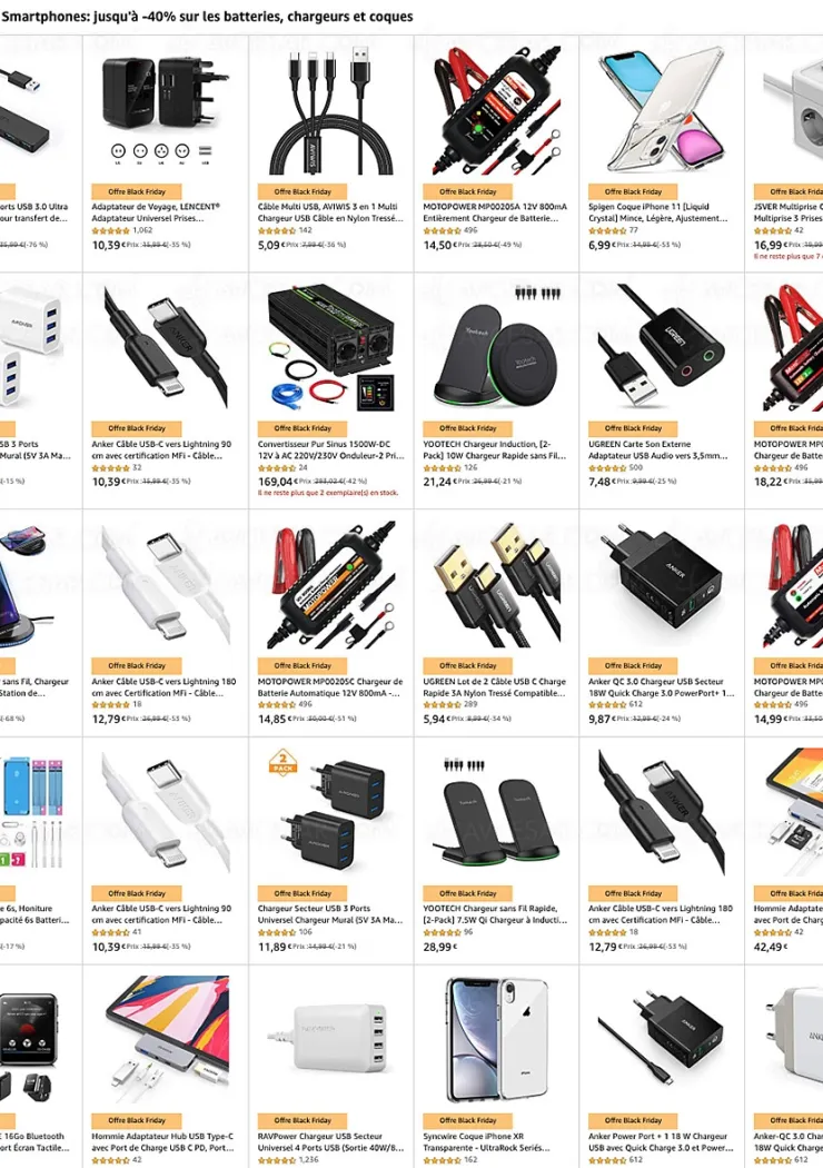 black-friday-2019-amazon-accessoires-smartphones-batterie-chargeur-cables-coques-jusqu-a-40-de-remise