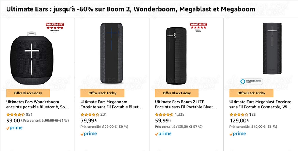 Ue boom 2025 2 black friday