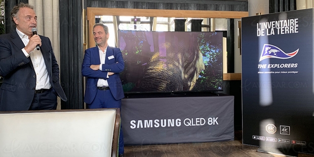 The Explorers/Samsung, contenus 8K natifs via OTT, une première mondiale 100% française