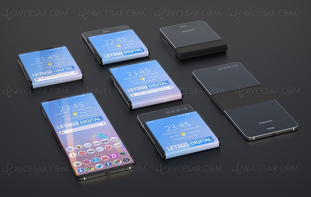 Deux smartphones pliables Samsung Galaxy&nbsp;Fold en&nbsp;2020&nbsp;?