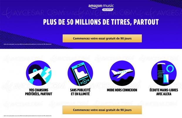 Amazon Music Unlimited à 0,99 € pendant 4 mois !