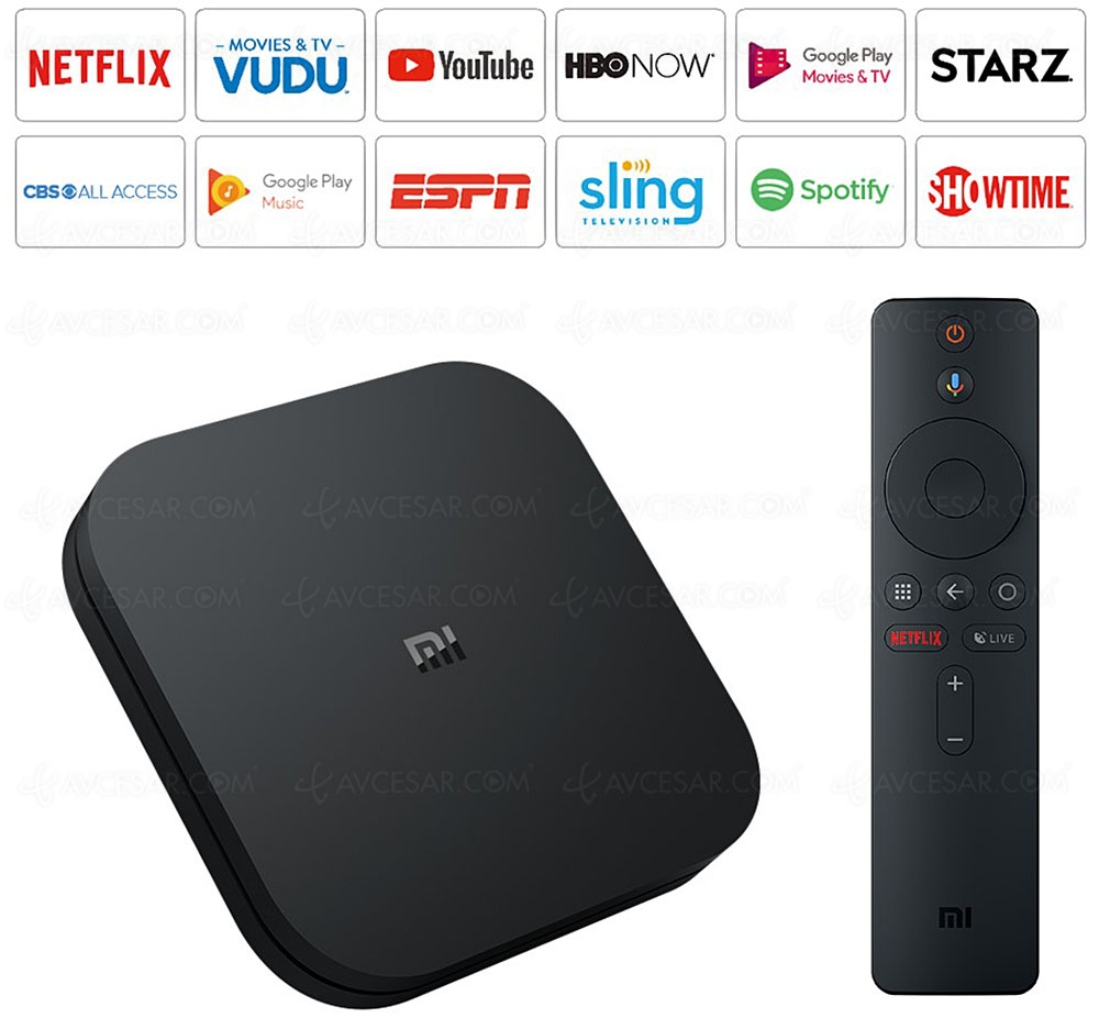 Ventes flash Noël 2019 > Box Android Xiaomi Mi&nbsp;Box&nbsp;S à&nbsp;54,99&nbsp;€, soit&nbsp;31,4% de&nbsp;remise