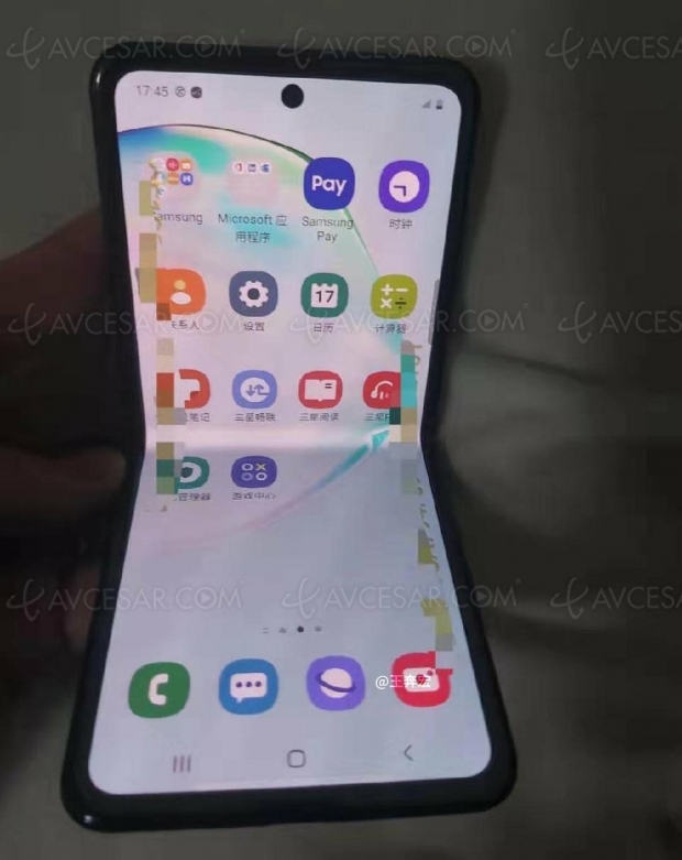 Smartphone Samsung pliable à&nbsp;clapet&nbsp;: images&nbsp;en&nbsp;fuite&nbsp;?
