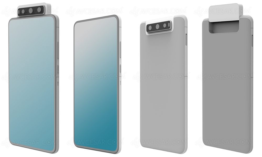 Smartphone à triple caméra rotative chez&nbsp;Huawei