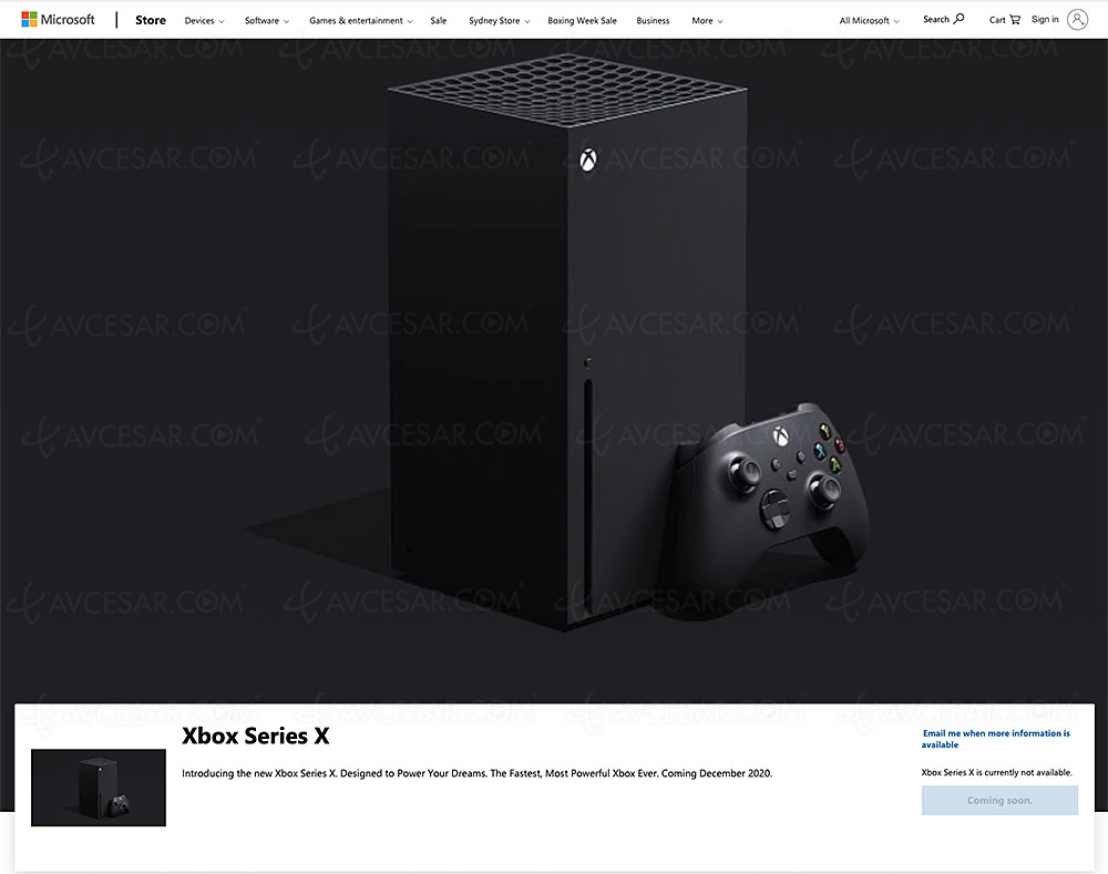Xbox Series&nbsp;X subodorée en&nbsp;décembre&nbsp;2020
