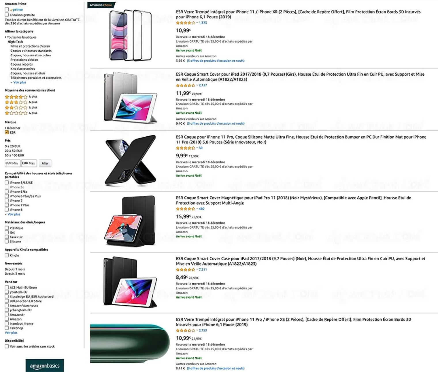 offres-de-fetes-2019-amazon-esr-coques-film-protecteur-chargeur-sans-fil-support-voiture-pour-iphone-11-xr-et-galaxy-s9-s10-jusqu-a-80-de-remise
