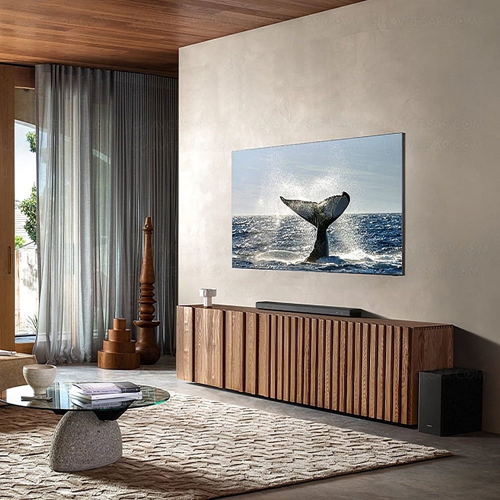 CES 20 > Samsung&nbsp;Q800T, barre de son&nbsp;3D&nbsp;en&nbsp;photo