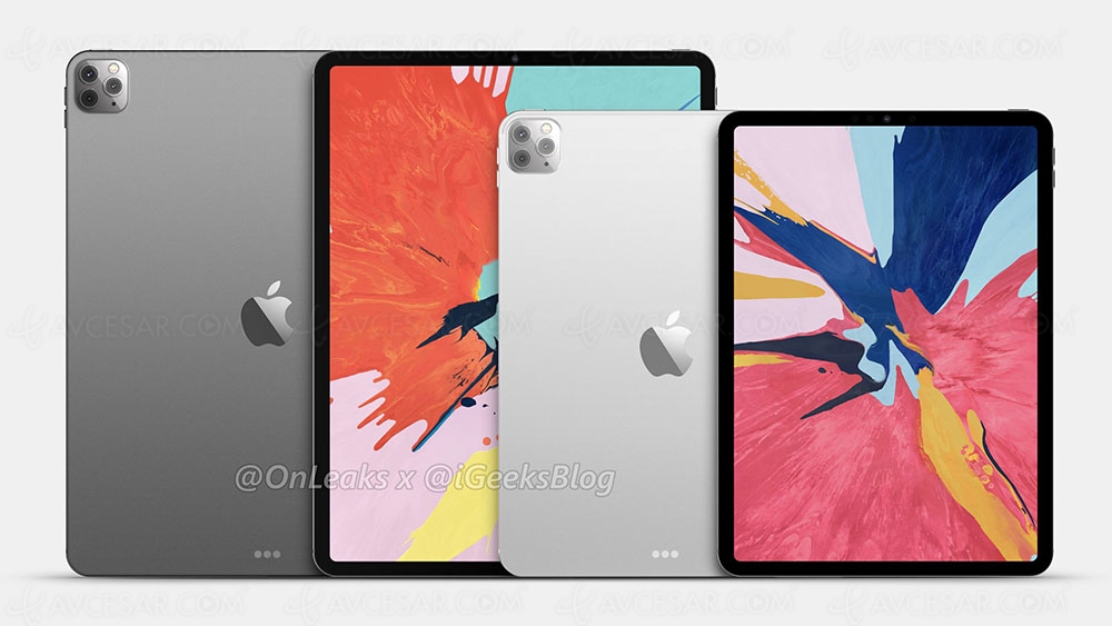 Nouveaux iPad&nbsp;Pro triple capteur&nbsp;en&nbsp;mars&nbsp;?