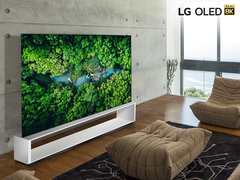 CES 20 > TV Oled Ultra&nbsp;HD 8K LG&nbsp;ZX&nbsp;: processeur Alpha&nbsp;9&nbsp;Gen&nbsp;3