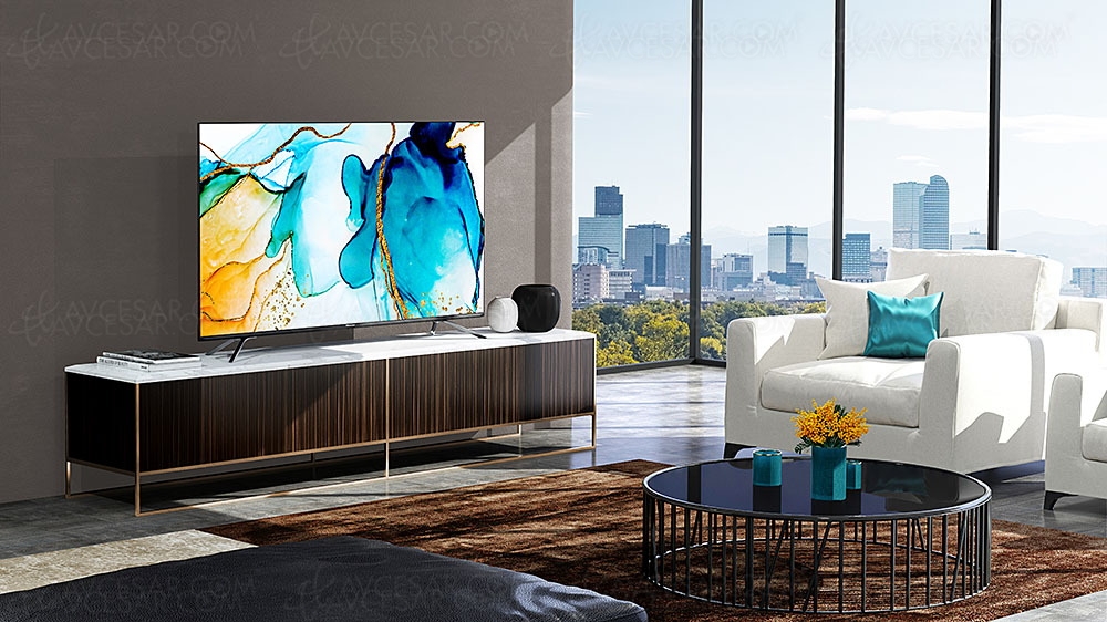 CES 20 > TV QLED 8K Hisense&nbsp;H75U9K, modèle&nbsp;75'' HDR Dolby&nbsp;Vision/HDR10+, Dolby&nbsp;Atmos…