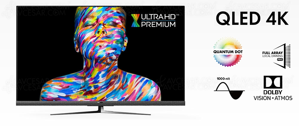 CES 20 > TV QLED Ultra&nbsp;HD 4K Hisense&nbsp;U8QF, 55''/65'' HDR&nbsp;Dolby&nbsp;Vision/HDR10+, Dolby&nbsp;Atmos…