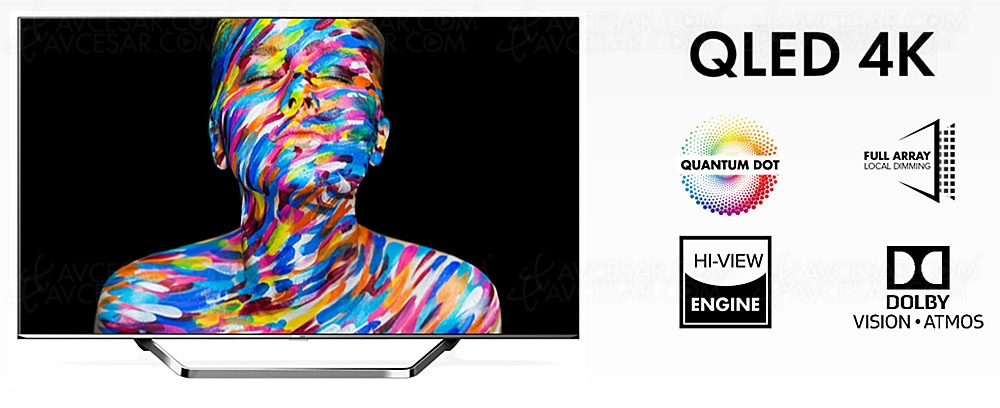 CES 20 > TV QLED Ultra&nbsp;HD 4K Hisense&nbsp;U7QF, 50''/55''/65'' HDR Dolby&nbsp;Vision/HDR10+,&nbsp;Dolby&nbsp;Atmos…