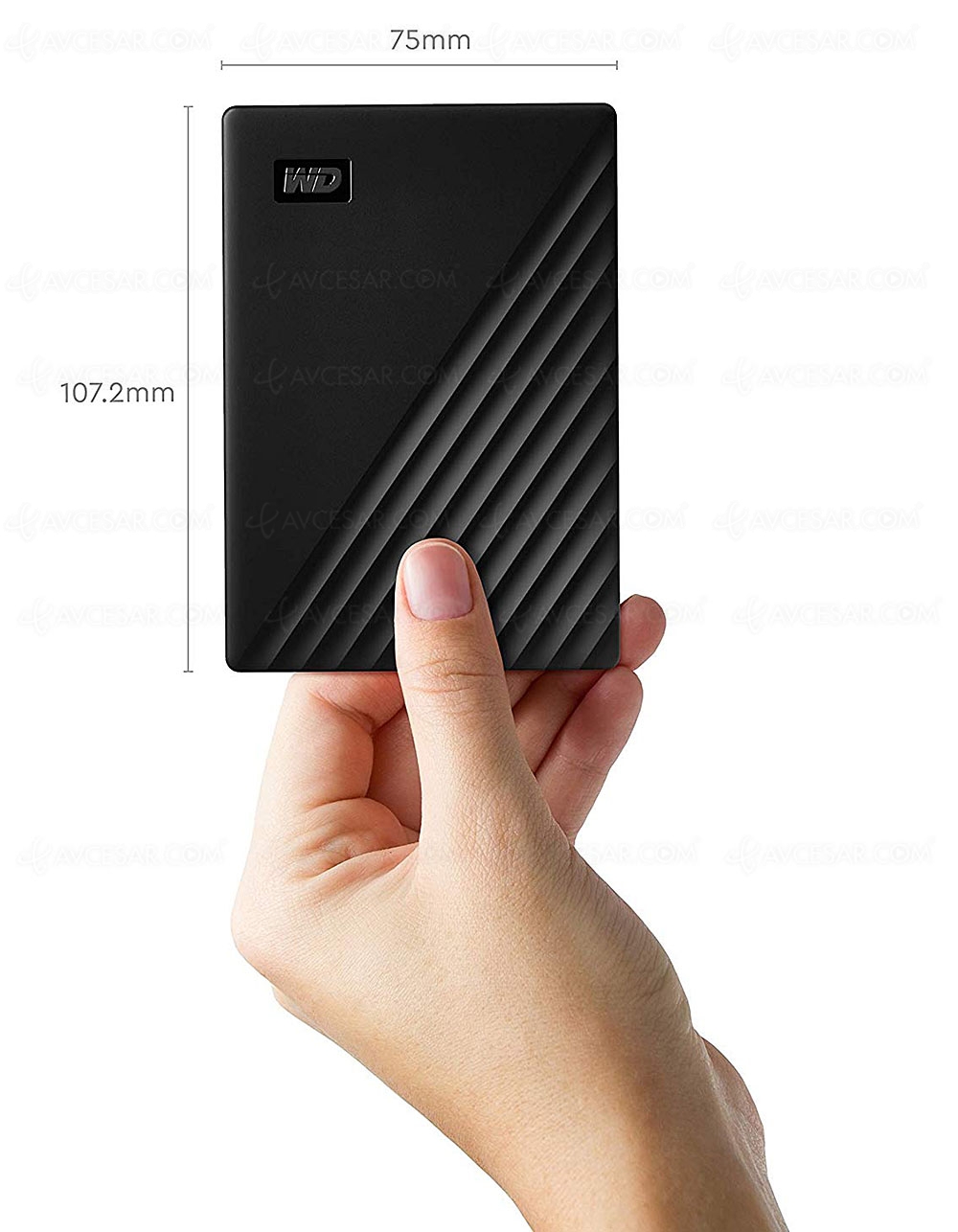 Soldes hiver 2020, disque dur WD My&nbsp;Passport 5&nbsp;To à&nbsp;96,65 €, soit&nbsp;&#8209;45% de&nbsp;remise
