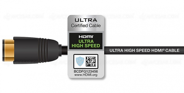 CES 20 > Certification câble HDMI 2.1, nouveau label Ultra High Speed
