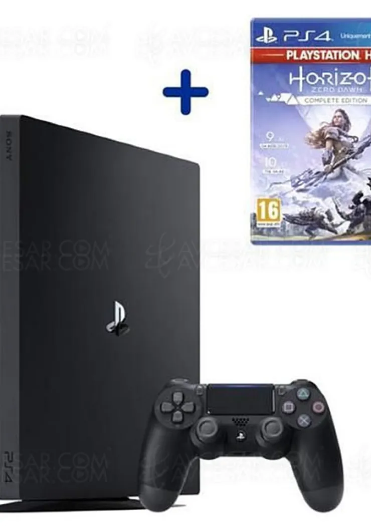 soldes-hiver-2020-ps4-pro-1-to-noire-horizon-zero-dawn-a-309-99-soit-110-de-remise