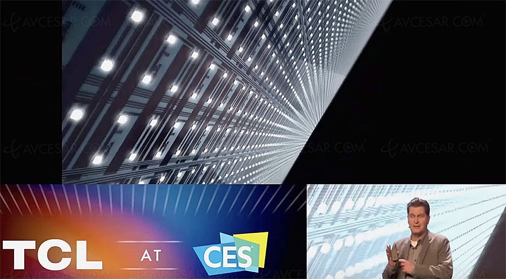 CES 20 > TV QLED TCL Vidrian Mini&nbsp;LED 5&nbsp;000 zones, disponibilité fin&nbsp;2020