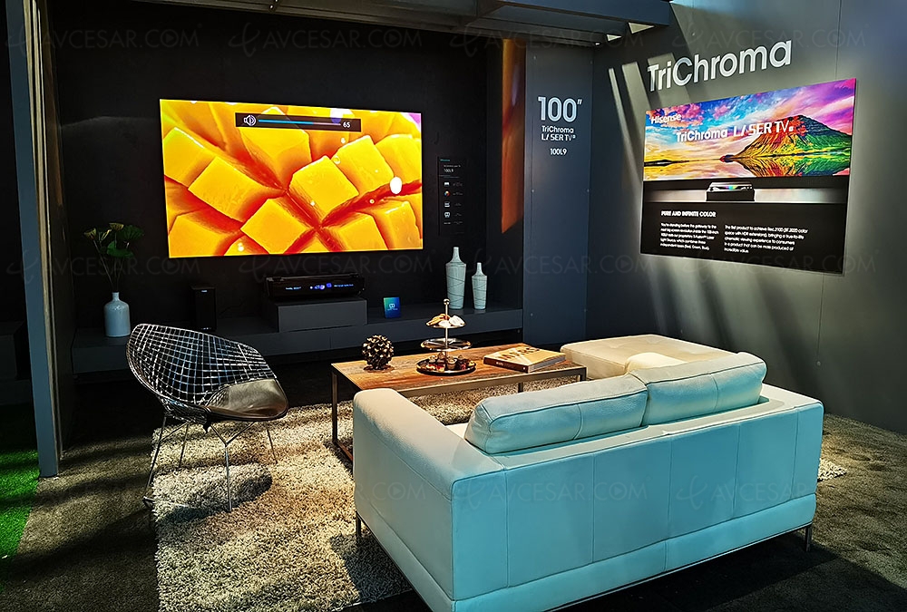 CES 20 > Hisense Laser&nbsp;TV TriChroma&nbsp;L9 Ultra&nbsp;HD/4K HDR, 100% Rec.2020, 3&nbsp;200&nbsp;lumens…