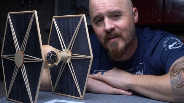 Fabriquez votre Tie Fighter en bois !