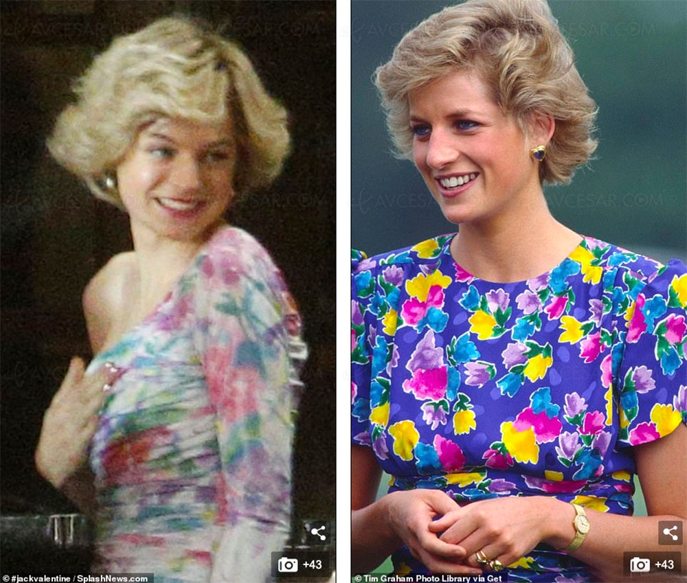 Ressemblance Troublante Avec Lady Di Dans La Serie The Crown